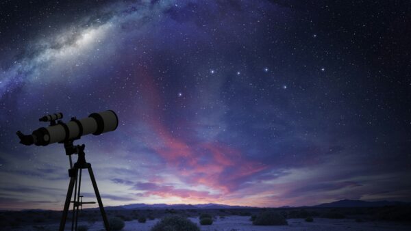 telescope looking at the Great Bear constellation